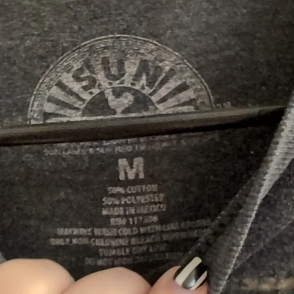 Sun Records Company Grey Johnny Cash Folsom Prison T-shirt In Size Medium - Picture 3 of 3